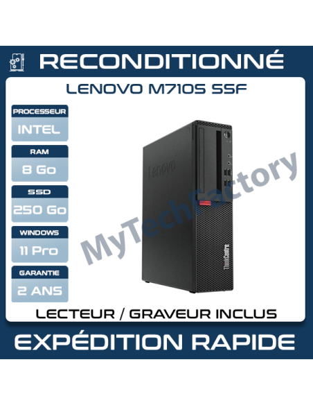 Lenovo ThinkCentre M710s | i5-6500 | 8Go DDR4 | 250Go SSD